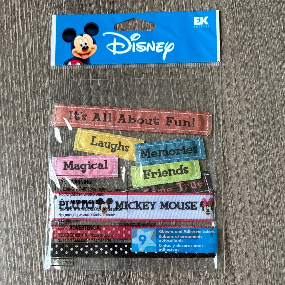 ❤️$3 Jolee's Boutique Disney Mickey Ribbons and Adhesive Labels